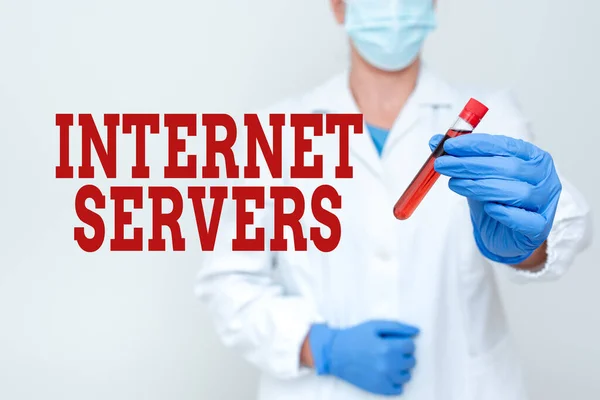 Text showing inspiration Internet Servers. Word for delivers the content of the page back to the user Studying Toxic Virus Analyzing Viral Discovery New Laboratory Experiments