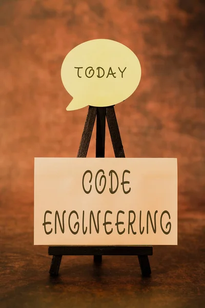 Inspiration showing sign Code Engineering. Business approach application of engineering to the development of software Thinking New Bright Ideas Renewing Creativity And Inspiration