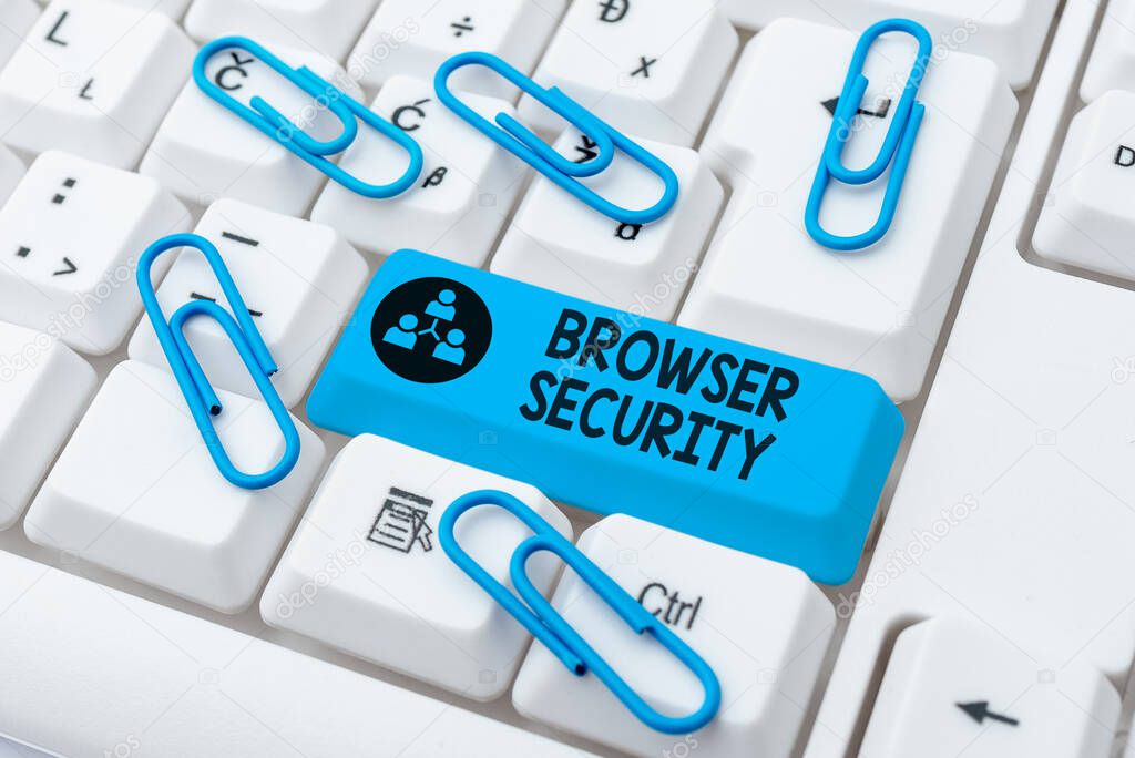 Handwriting text Browser Security. Internet Concept security to web browsers in order to protect networked data Abstract Sending Multiple Messages Online, Typing Group Lessons