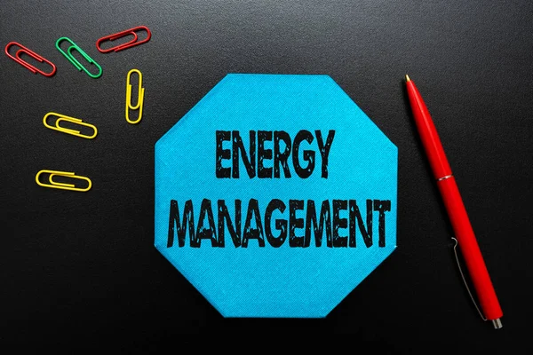 Writing displaying text Energy Management. Business idea way of tracking and monitoring energy to conserve usage Thinking New Bright Ideas Renewing Creativity And Inspiration