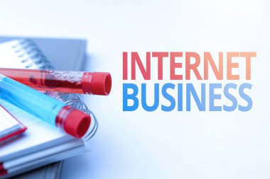 İnternet dünyasına ilham veren mesajlar. Çevrimiçi Önemli Tıbbi Notlar Laboratuvarı Yeni Virüs Tıbbı Testi 'nde yer alan iş fikri veya ticari işlemler