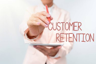 Kavramsal Müşteri Saklama. Yeni Teknoloji Fikirlerini sunan ve Teknolojik Gelişmeyi Tartışan müşteri alımı için Eylemler veya etkinlikler anlamına gelen kavram