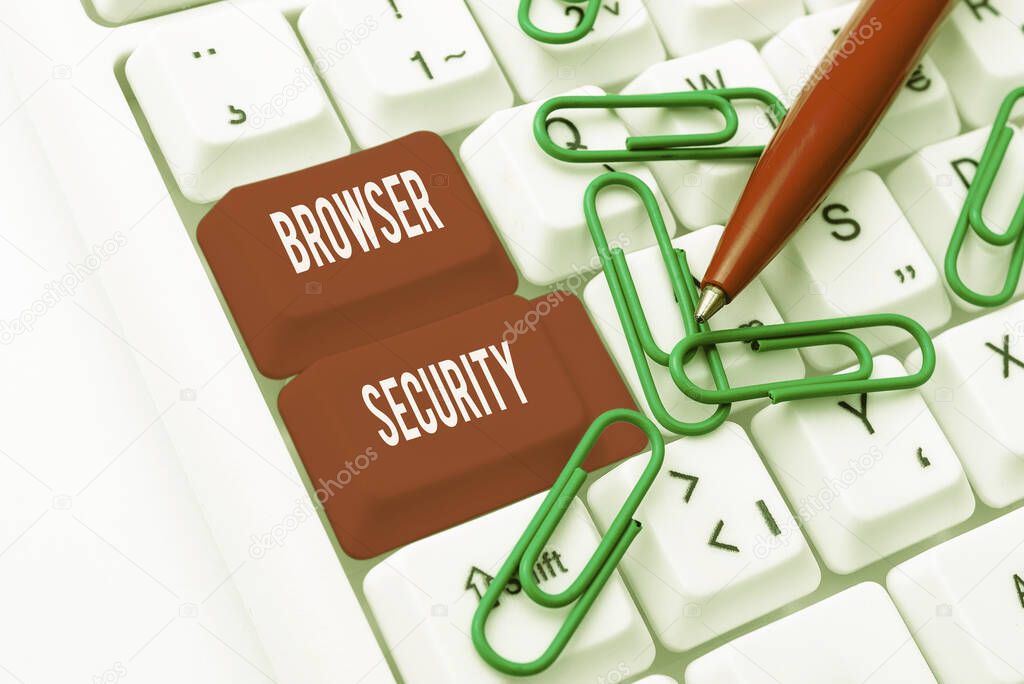 Handwriting text Browser Security. Business approach security to web browsers in order to protect networked data Posting New Social Media Content, Abstract Creating Online Blog Page