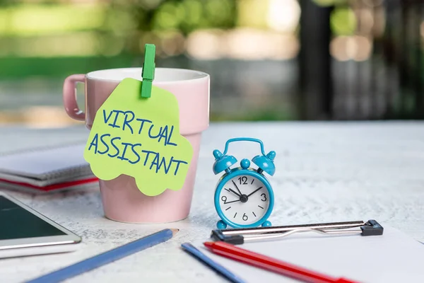 Conceptual caption Virtual Assistant. Business showcase person who provides various services to entrepreneurs Outdoor Coffee And Refresment Shop Ideas, Cafe Working Experience