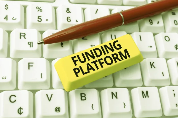 Kavramsal ekran finansman platformu. Yatırımların çevrimiçi satın alınmasına izin veren, Yeni Programlama Kılavuzu, Yazma Programı Kodları oluşturan hizmeti kavramsallaştır — Stok fotoğraf