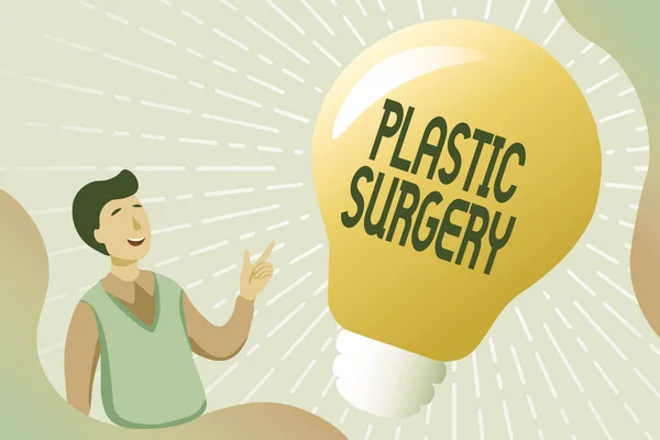 Kavramsal başlık Plastik Cerrahi. Doku transferi ile vücudun parçalarını onaran kavramsal fotoğraf Eğitim Belgeleri Çevrimiçi, Araştırma Soruları Dolduruluyor — Stok fotoğraf