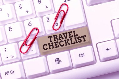 Kavramsal Görünüm Seyahat Kontrol Listesi. Planlanan gezi Daktilocu Şirket Belgeleri Oluşturma, Soyut Hızlı Yazım Fikirleri için kontrol edilecek ya da yapılacak şeylerin bir listesini kabul et