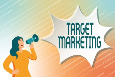 Kavramsal görünüm Hedef Pazarlama. Ürünü Modern Veri İşleme Yöntemleri, Yazma ve Düzenleme Çevrimiçi Haberleri satın alacak potansiyel müşterilerden oluşan iş yaklaşım grubu