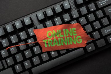 Kavramsal başlık Çevrimiçi Eğitim. Bilgisayar tabanlı eğitim mesafesi ya da elektronik öğrenim yazma programı kod betiği için kelime, Yeni Çevrimiçi Günlük İndirme