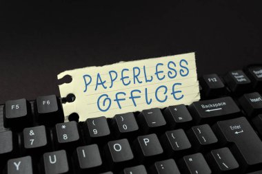 Belgesiz Ofis sunan metin başlığı. Kağıt kullanımının kaldırıldığı çalışma ortamı için sözcük Yazma Programı Betiği, Yeni Çevrimiçi Günlük İndirme
