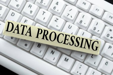 Kavramsal başlık Veri İşleme. Çevrimiçi Transkripsiyon Görevleri oluşturmak, Web Sitesi Açıklamalarını Yazmak ve Özet Oluşturmak için verilerin toplanması ve değiştirilmesi