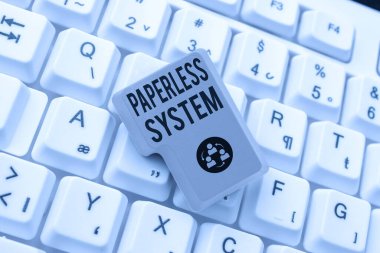 Yazısız Sistemden ilham aldığını gösteren bir metin. Çevrimiçi Dosya ve Veri İndirme, Programlama Kodları Yükleme, Elektronik formda bilgi depolama veya iletişim için kelime