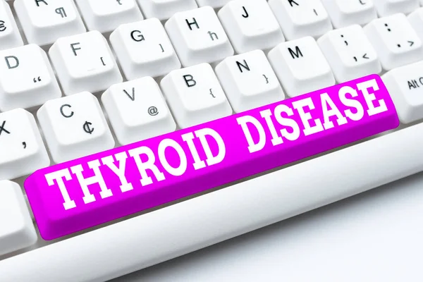 Kavramsal başlık Tiroid Hastalığı. İş dünyası tiroid bezinin yeterli hormon üretemediğini gösteriyor. Yeni Çevrimiçi Dükkan İşletmeleri, Ticari Mallar Listesi