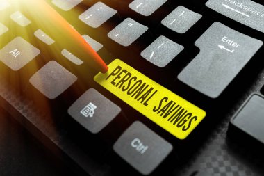 Kişisel Tasarruflar, İnternet Tasarruf Parasının bir bankada ya da Soyut Daktilo ve Ders Planları, Şarkı Sözleri Yeniden Yazımı gibi bir hesapta tutulması