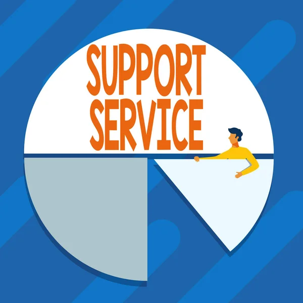 Ручная надпись Support Service. Word Watch - деятельность по реализации продукта, программы или процесса.. — стоковое фото