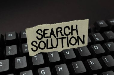 İlham işareti Arama Çözümünü gösteriyor. Çevrimiçi Günlükler Oluşturma, Yeni Yazılar Yazma, Yeni Başlıklar Yapma sorununa çözüm bulma süreci veya eylemi üzerine yazılmış sözcük