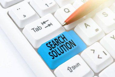 Arama Çözümünü sunan metin başlığı. İnternet Kullanıcı Blog Öğretici ve Kılavuzları Yazma, Çevrimiçi Stratejileri Araştırmadaki Bir Soruna Çözüm Bulma Eylemini veya Sürecini KavraName