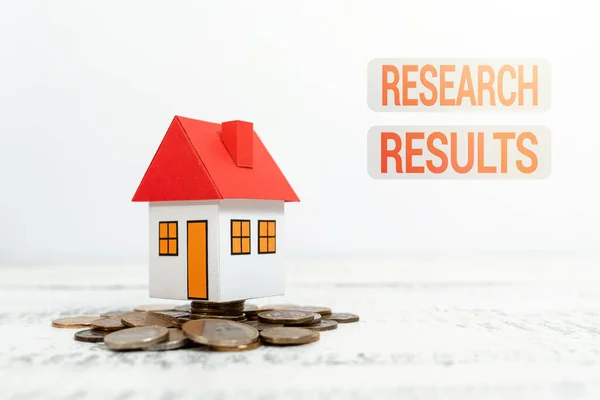 Conceptual display Research Results. Concept meaning findings of the study based upon the information gathered Allocating Savings To Buy New Property, Saving Money To Build House