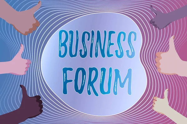 Hand writing sign Business Forum. Internet Concept place in which showing exchange ideas and discuss issues Creating And Sending Email Message Online, Data Processing Jobs