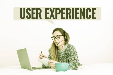 Kavramsal Başlık Kullanıcı Deneyimi. İş konsepti olarak web sitesini kullanmak özellikle Callcenter Ajanının Evden Çalışması, Öğrenci Sınavlarına Hazırlanması açısından ne kadar hoş.