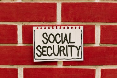 Sosyal Güvenlik 'i gösteren bir ilham. Yeni Parlak Fikirler Düşünmek Yaratıcılığı ve İlham Vermeyi Yenilemek