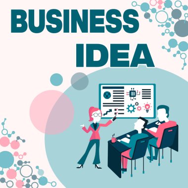 İş Fikrini sunan metin başlığı. Ticari amaçlar için kullanılabilecek kavram kavramının kavramı Proje Raporu Kavramı, İş Durumu Raporlama