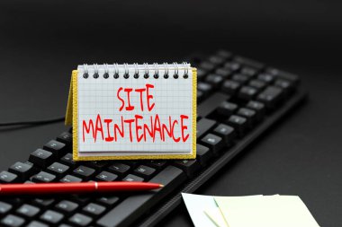 İlham alan bakımını gösteren metin. Web sitesini güncel tutma ve eski fikirleri kopyalama ve yenilerini yaratma, Yazılı Notları Aktarma