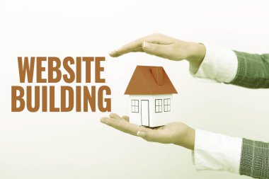 Web sitesi binası ilhamı. Kavram, tipik olarak Yeni Ev Fikirlerine Taşınma Planı, Aile Geleceği için Planlar Oluşturma sayfalarının oluşturulmasına izin veren araçlar anlamına gelir
