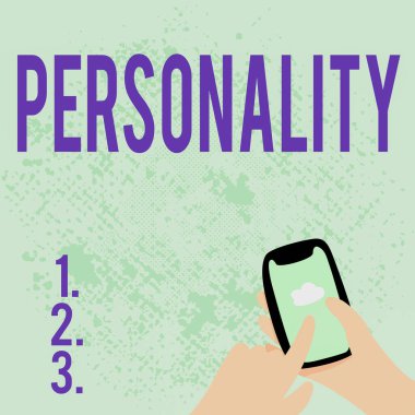 El yazısı, Kişilik. Kişisel karakterleri oluşturan iş gösterisi kombinasyonu özellikleri Soyut Yayılan Mesaj Çevrimiçi, Küresel Bağlantı Kavramları