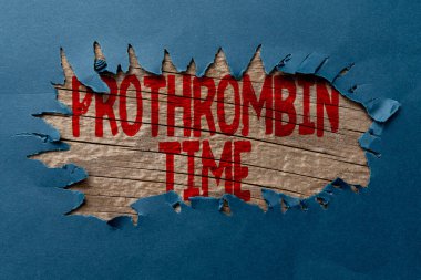 Prothrombin Saati sunan metin başlığı. İşletme vitrini, eski duvar kağıdı tasarımını, yeni duvar desenini ve düzenini değiştirerek uygun bir şekilde kan pıhtılaşması oluşturma yeteneğinizi değerlendirir.