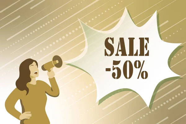 약 50% 에 달하는 것으로 알려져 있다. Business concepmo price at a item at 50% markdown Modern Data Processing Methods, Typing and Editing Online Articles — 스톡 사진