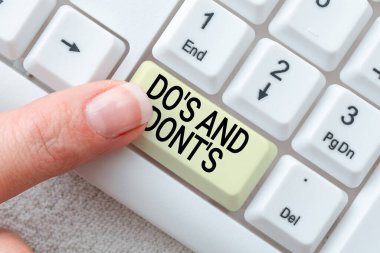 Yazı başlığı Do S ve Don 't S. İş yaklaşım kuralları ya da bazı etkinlikler ya da eylemlerle ilgili İnternet Toplantı Ses Kaydı, Yeni Transkripsiyon Yöntemleri