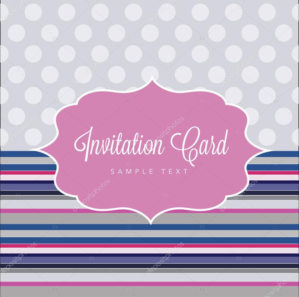 Invitation or Greeting Card