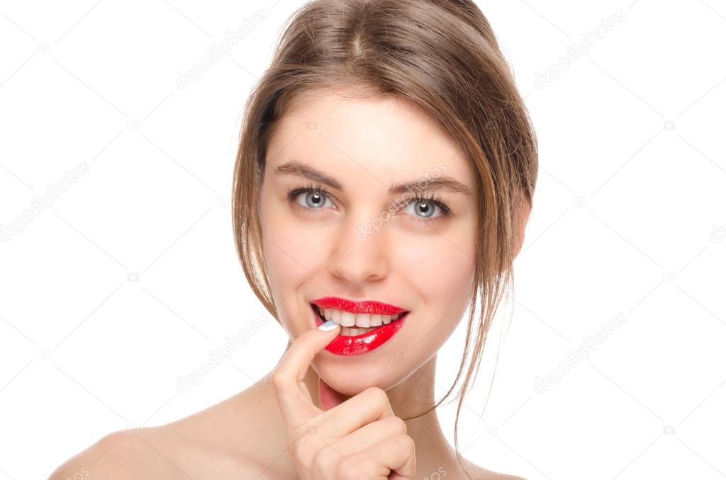 beauty model girl with