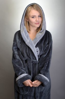 güzel kadın bornoz