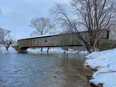 Lancaster County, Pennsylvania 'daki Hunsecker' s Mill Köprüsü