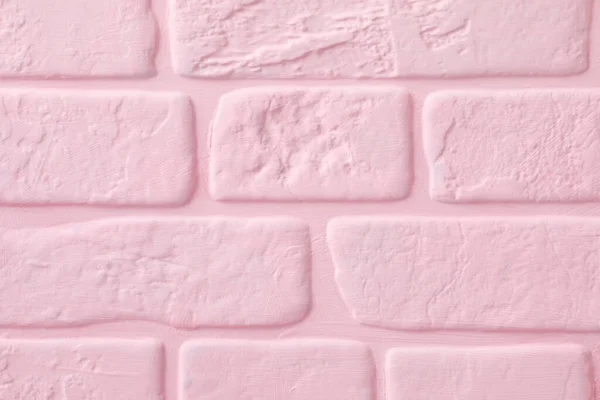 Różowy Tło Cegły Ściany Tekstury — Zdjęcie stockowe