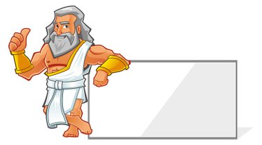 God of Olympus clipart