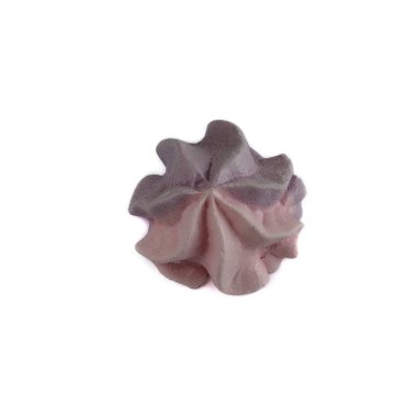 Bir renkli krema beyaza izole edilmiş.