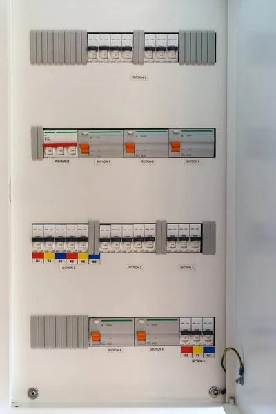 Electrical Panel Wall Apartment — Stock Photo, Image