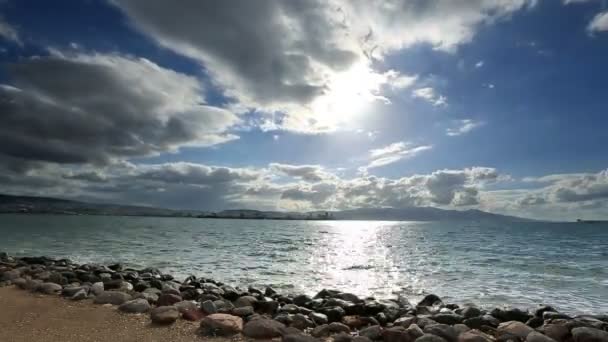 Verbazingwekkende schoonheid schoon wolken time-lapse — Stockvideo