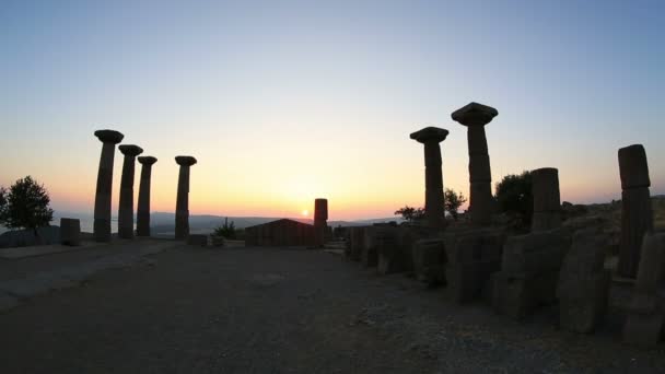 Cidade antiga de Assos — Vídeo de Stock