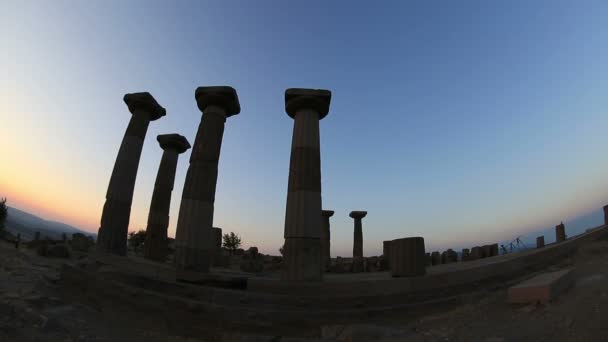 Cidade antiga de Assos — Vídeo de Stock
