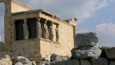 zaman sukut antik Akropolis Atina Yunanistan