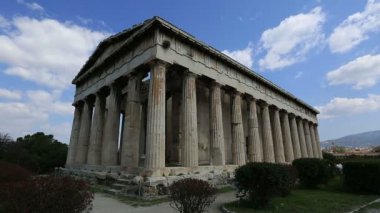 Zaman atlamalı Acropolis Hephaestus Tapınağı