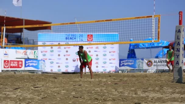 Voleibol de praia — Vídeo de Stock