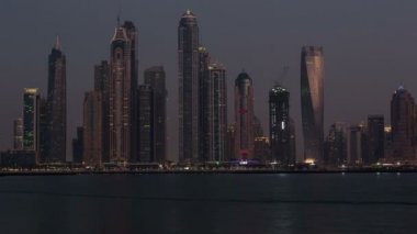 Birleşik Arap Emirlikleri BAE Dubai gökdelen günbatımı manzarası