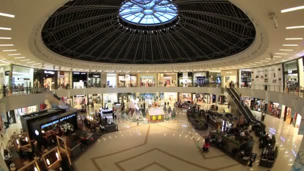 Marina Mall w Zjednoczone Emiraty Arabskie Zjednoczone Emiraty Arabskie — Wideo stockowe