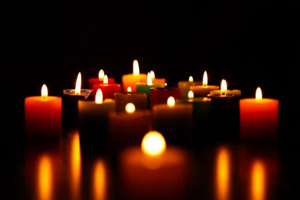Αναμμένα κεριά 5 — Φωτογραφία Αρχείου