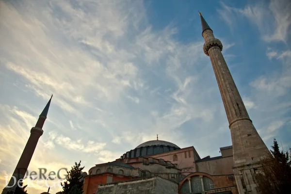 Hagia sophia bei istanbul turkey — Stockfoto